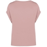 T-shirt écoresponsable manches à revers femme Rose Native Spirit – vue 2