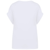 T-shirt écoresponsable manches à revers femme Blanc Native Spirit – vue 2