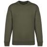 Sweat col rond oversize écoresponsable Vert Khaki Native Spirit