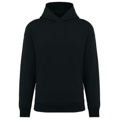Sweat capuche oversize écoresponsable Noir – Native Spirit (NS441)