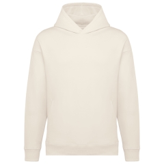 Sweat capuche oversize écoresponsable Blanc Ivoire Native Spirit