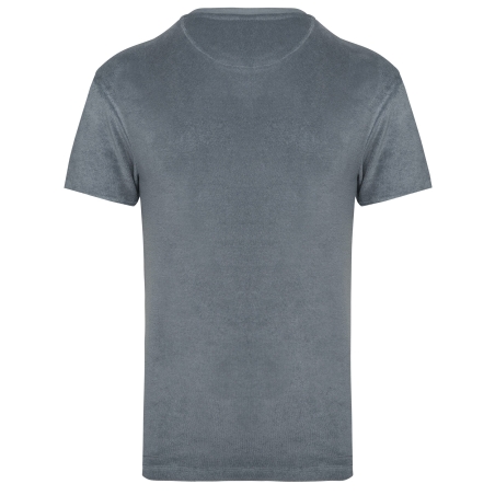 T-shirt éponge écoresponsable homme Mineral Grey – Native Spirit – vue 2