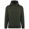 Sweat capuche oversize écoresponsable Kaki bio Native Spirit