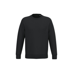 Sweat-shirt écoresponsable col rond unisexe Noir – Native Spirit
