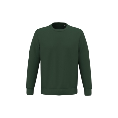 Sweat-shirt écoresponsable col rond vert Forest Green Native Spirit
