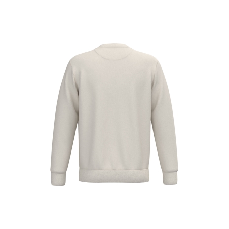 Sweat-shirt écoresponsable col rond unisexe Blanc Ivory Native Spirit – vue 2