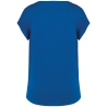 T-shirt loose col V écoresponsable femme Bleu Native Spirit – vue 2