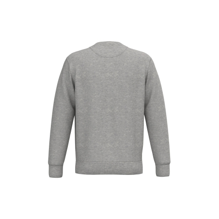 Sweat-shirt écoresponsable col rond unisexe Gris lune chiné Native Spirit – vue 2