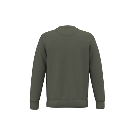 Sweat-shirt écoresponsable col rond unisexe Vert Khaki Native Spirit – vue 2