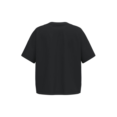 T-shirt oversize écoresponsable femme Noir – Native Spirit – vue 2