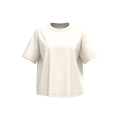 T-shirt oversize écoresponsable femme Blanc (Ivory) Native Spirit