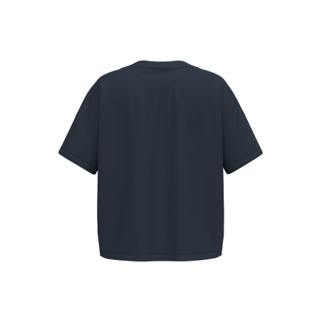 T-shirt oversize écoresponsable femme Marine – Native Spirit – vue 2