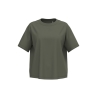 T-shirt oversize femme écoresponsable Vert Khaki Native Spirit