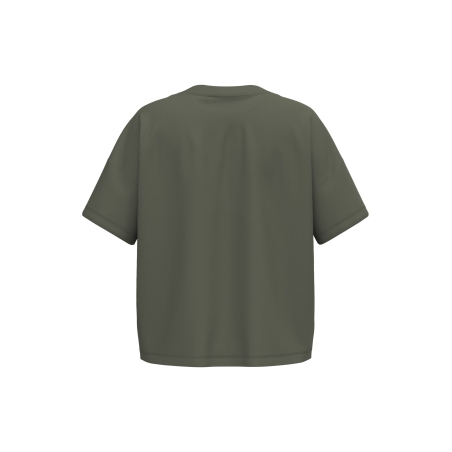 T-shirt oversize femme écoresponsable Vert Khaki Native Spirit – vue 2