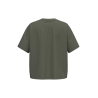 T-shirt oversize femme écoresponsable Vert Khaki Native Spirit – vue 2