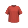 T-shirt oversize écoresponsable femme Orange Paprika Native Spirit