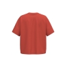T-shirt oversize écoresponsable femme Orange Paprika Native Spirit – vue 2