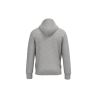 Sweat capuche écoresponsable unisexe Gris Native Spirit – Gris lune chiné – vue 2