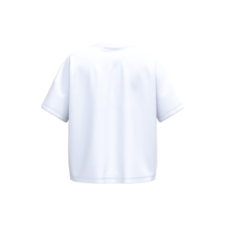 T-shirt oversize écoresponsable femme Blanc – Native Spirit – vue 2