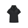 Sweat sans manches oversize capuche écoresponsable Noir Native Spirit