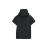 Sweat sans manches oversize capuche écoresponsable Noir Native Spirit – vue 2