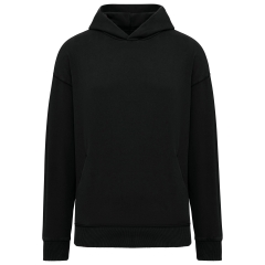 Sweat capuche oversize délavé écoresponsable Noir Native Spirit