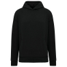 Sweat capuche oversize délavé écoresponsable Noir Native Spirit