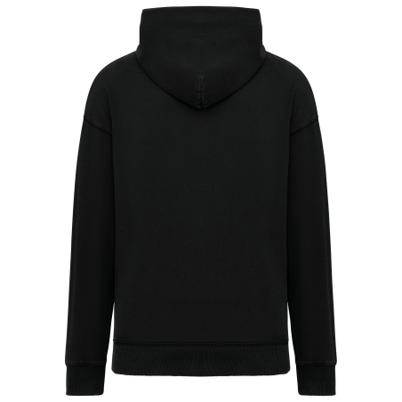 Sweat capuche oversize délavé écoresponsable Noir Native Spirit – vue 2