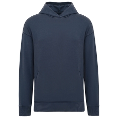 Sweat capuche oversize délavé marine Native Spirit – 300 g/m²