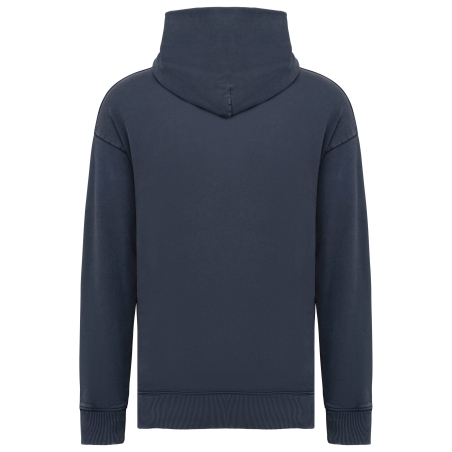 Sweat capuche oversize délavé marine Native Spirit – 300 g/m² – vue 2