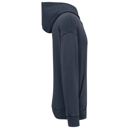 Sweat capuche oversize délavé marine Native Spirit – 300 g/m² – vue 3