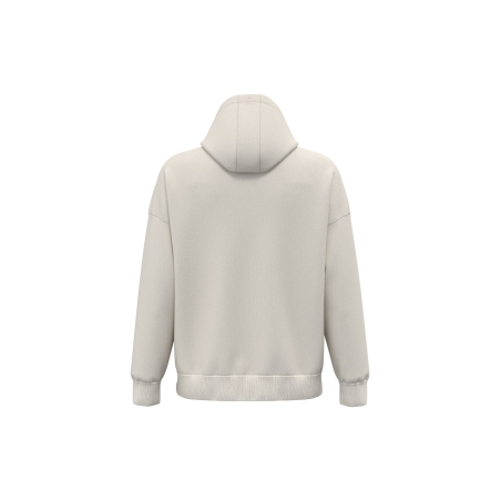 Sweat capuche oversize écoresponsable ivoire Native Spirit – vue 2