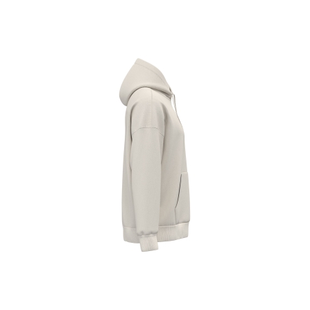 Sweat capuche oversize écoresponsable ivoire Native Spirit – vue 3