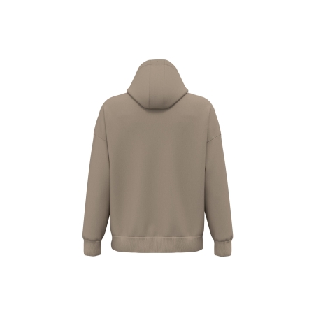 Sweat capuche oversize écoresponsable Beige Native Spirit – vue 2