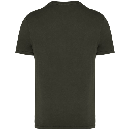 T-shirt écoresponsable délavé Washed Organic Khaki Native Spirit – vue 2