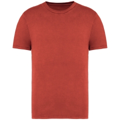 T-shirt écoresponsable délavé Rouge Washed Paprika Native Spirit
