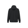 Sweat zippé oversize à capuche écoresponsable Noir – Native Spirit – vue 2
