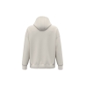 Sweat zippé capuche oversize écoresponsable Blanc Ivoire Native Spirit – vue 2