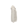 Sweat zippé capuche oversize écoresponsable Blanc Ivoire Native Spirit – vue 3