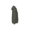 Sweat zippé capuche oversize écoresponsable Vert Khaki Native Spirit – vue 3