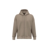 Sweat zippé capuche oversize écoresponsable Beige Native Spirit