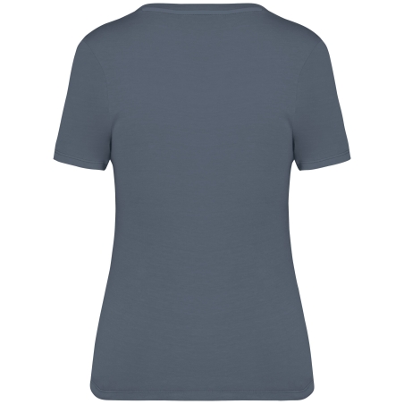 T-shirt écoresponsable délavé femme Gris délavé minéral Native Spirit – vue 2