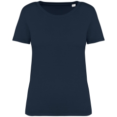 T-shirt écoresponsable délavé femme Marine – Native Spirit