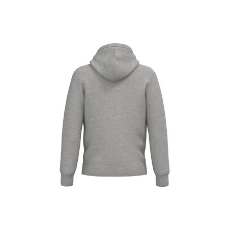 Sweat zippé sherpa écoresponsable Moon Grey Heather Native Spirit – vue 2