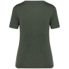 T-shirt écoresponsable délavé femme Vert Khaki Native Spirit – vue 2