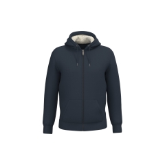 Sweat zippé sherpa écoresponsable Marine – Native Spirit