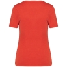 T-shirt écoresponsable délavé femme Rouge Washed Paprika Native Spirit – vue 2