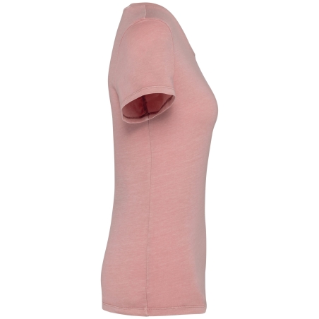 T-shirt écoresponsable délavé femme Rose Washed Petal Native Spirit – vue 3