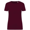 T-shirt écoresponsable femme Cerise foncé Native Spirit