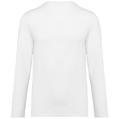 T-shirt Supima® col rond manches longues Blanc – Kariban Premium – vue 2